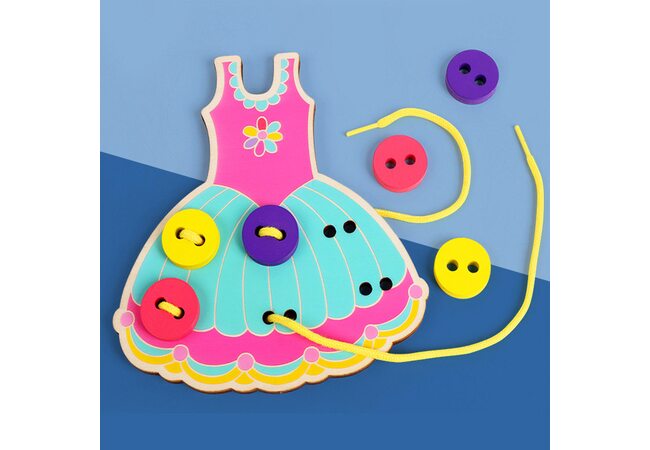 Шнуровка-пуговки «Платье»