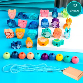 Шнурівка «Тварини», 32 дет.