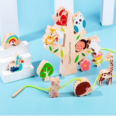 Шнуровка «Животные», развивающая