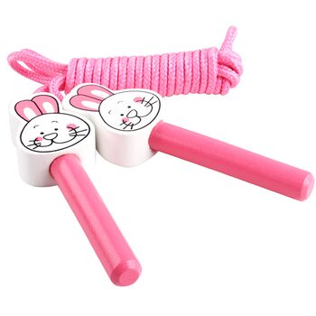 Детская скакалка с животными «Зайка»