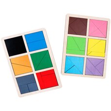 Игра «Сложи квадрат» Никитина - 1 уровень от ТМ «Komarovtoys»