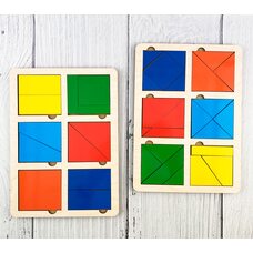 Методика Никитиных Сложи квадрат 1 уровень