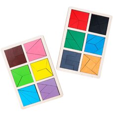 Игра «Сложи квадрат» Никитина - 2 уровень от ТМ «Komarovtoys»