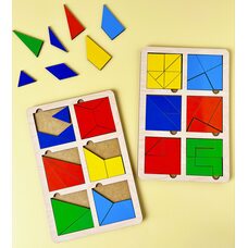 Методика Нікітіних Склади квадрат 2 рівень