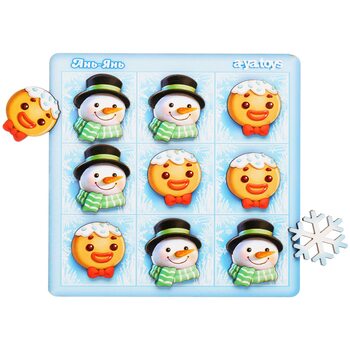 Игра «Крестики Нолики. Пряники против сниговиков.» (новогодняя)