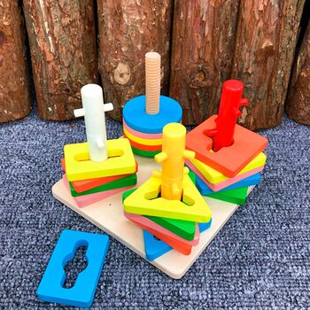 Логическая пирамидка-сортер