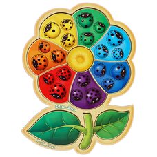 Игра «Семицветик-божьи-коровки» (цвет, размер, счет)