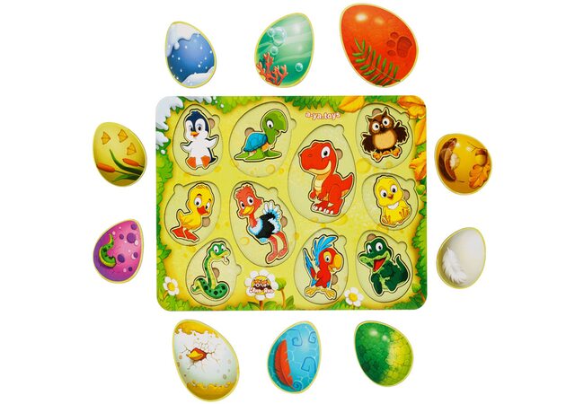 2-х слойный вкладыш «Кто в яйце?»