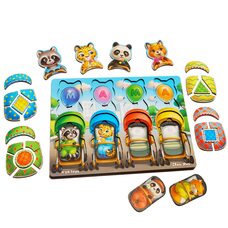 2-х слойный вкладыш «Мама и малыш» (животные)