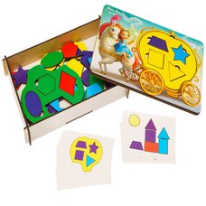 Развивающая игра-сортер «Фея и карета»