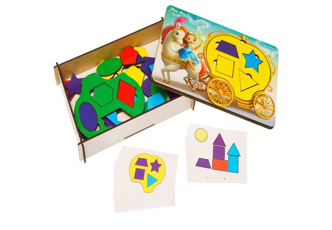 Развивающая игра-сортер «Фея и карета»