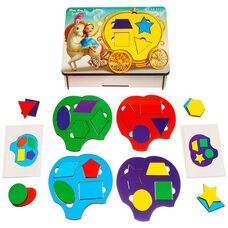 Развивающая игра-сортер «Фея и карета»