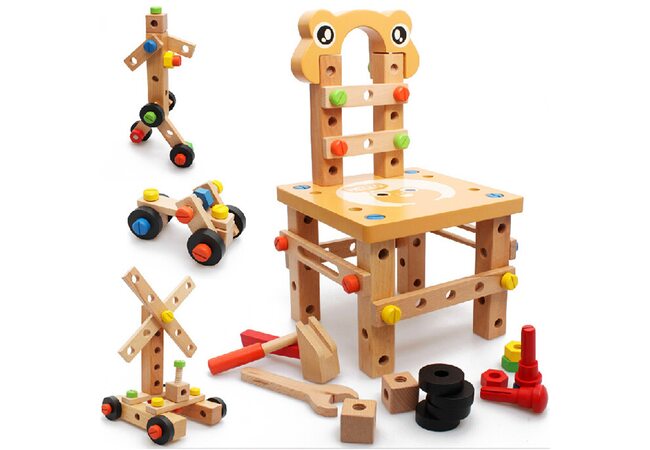 Стул-трансформер (желтый)