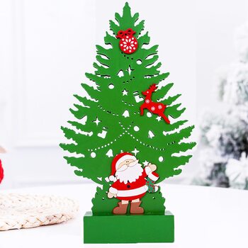 Ёлочка с огоньками (светится), зелёная