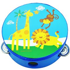 Деревянный бубен «Экзотик» 15х15 см.