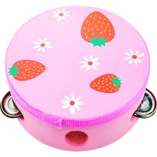 Деревянный бубен «Клубничка»