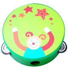 Деревянный бубен «Шут» 15х15 см.