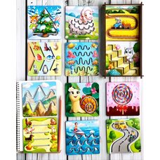 Набор трафаретов для рисования (мал.)