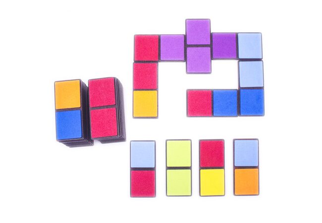 Цветное домино с мягким покрытием от ТМ Розумний Лис