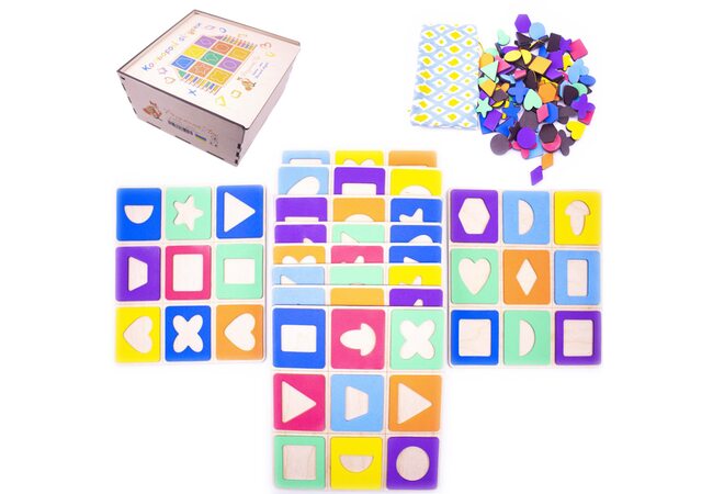 Развивающая игра «Цветные фигуры»