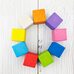 Кубики цветные , 9 шт., Фото 10