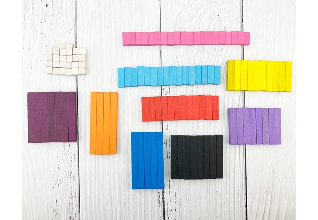 Кольорові рахункові палички Кюїзенера, 116 шт.