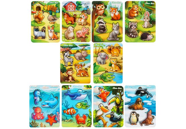 Вкладыши с подсказкой, 4 дет.