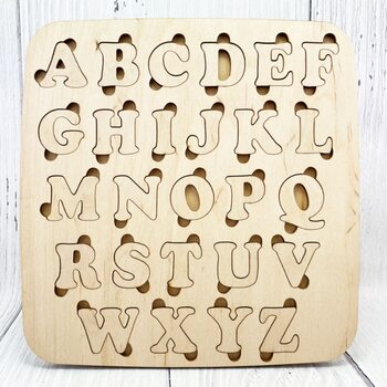 Вкладыши английский алфавит (для декупажа), мал.