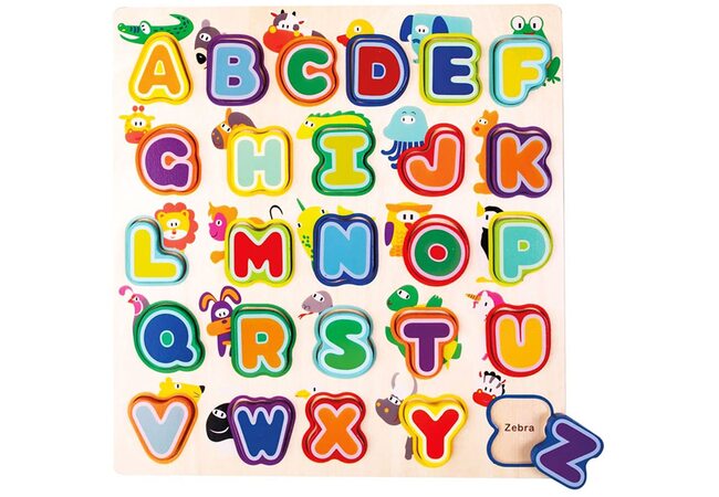 Объемные вкладыши «Английский алфавит»