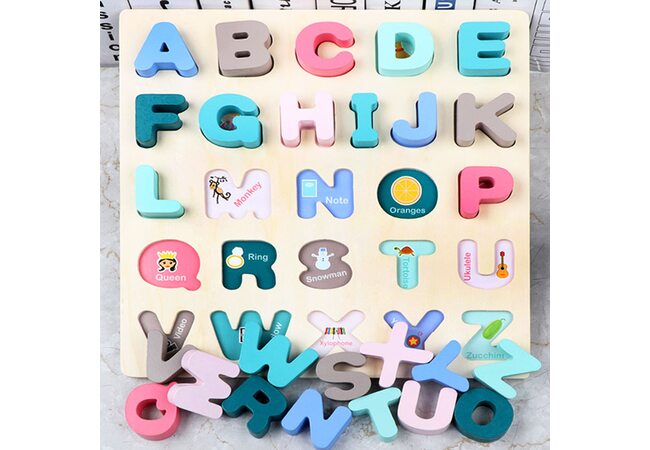 Объемный вкладыш «Английские буквы»