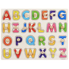 Вкладыши «Учим Английский алфавит» (большие буквы)