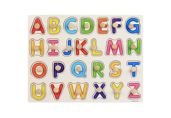 Вкладыши «Учим Английский алфавит» (большие буквы)