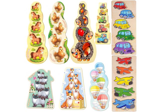 Вкладыши больше-меньше от ТМ «UBumblebees»