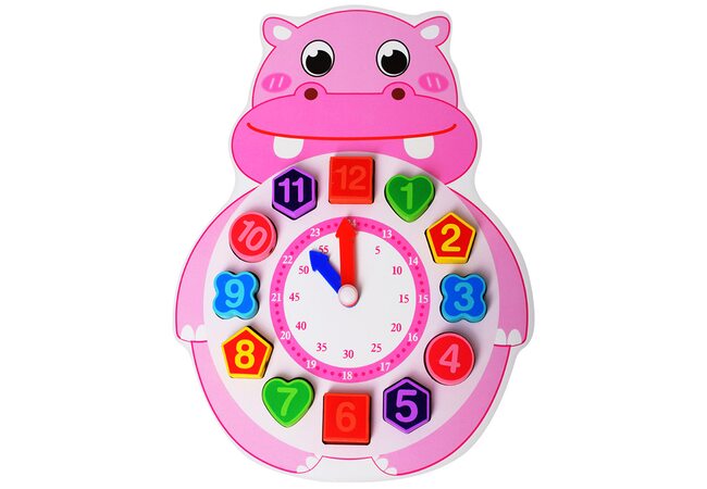 Вкладыши-часы-шнуровка «Бегемот»