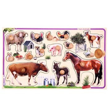 Фігури-вкладиші «Свійські тварини»