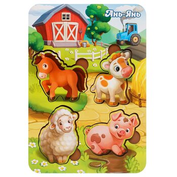 Вкладыши «Домашние животные - 1», 4 дет.