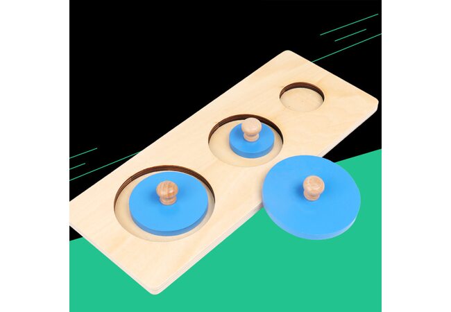 Рамка-вкладыш «Больше-меньше» (круги)