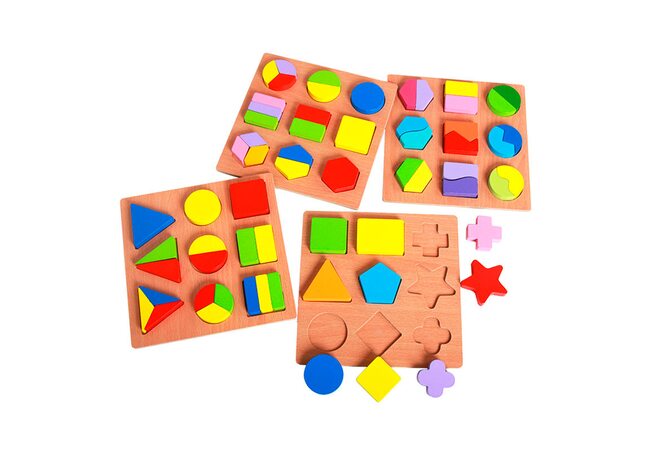 Серия вкладышей «Дроби»