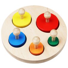 Рамка-вкладыш «Круги», ТМ «Komarovtoys»