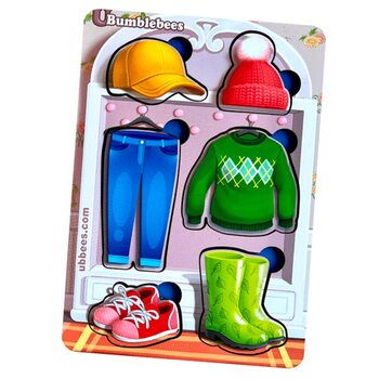 Вкладыши «Одежда- 1», 4 дет.