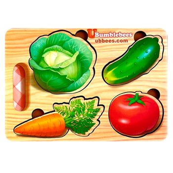 Вкладыши «Овощи», 4 дет. 