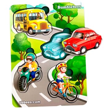 Вкладыши «Транспорт - 2», 4 дет.