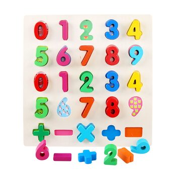 Об'ємні вкладиші «Цифри».