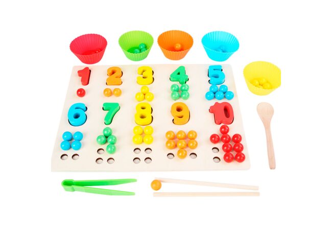 Вкладыши «Цифры-шарики от 1 до 10»