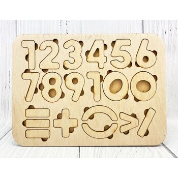 Вкладыши цифры-знаки (для декупажа), мал.