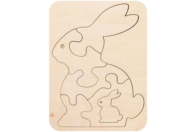 Пазл «Зайчонок», 6 дет.