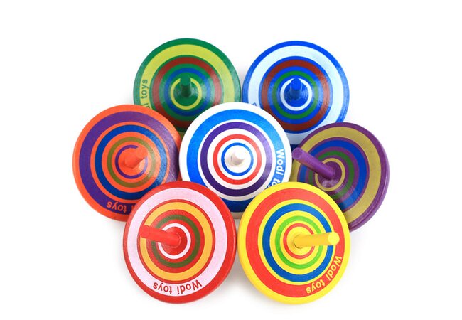 Волчок цветной