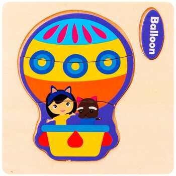 Пазл «Повітряна куля» 3 деталі