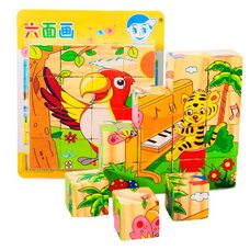 16 кубиков «Насекомые»