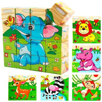 Кубики «Животные», 16 шт.